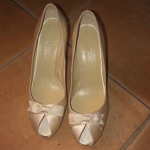 Shoes - Satin GRACE pumps.  Never worn/ can be dyed